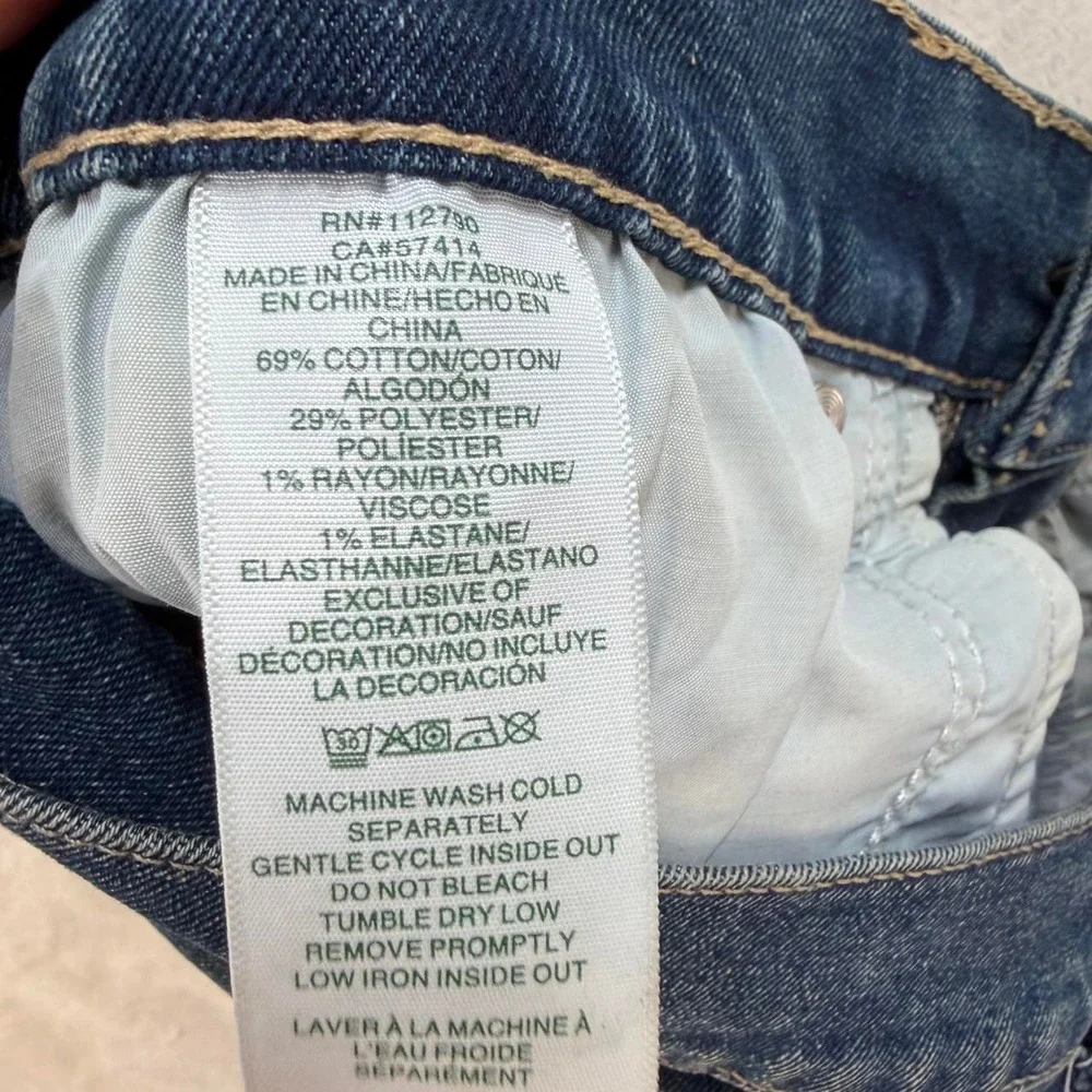 True Religion Geno Flap Relaxed Slim Jeans Men's 34x32 - Paint Stained
